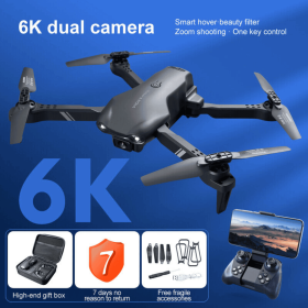 V13 RC Drone 6K HD Dual Camera WiFi FPV Foldable Quadcopter Camera Drone ,2 Battery.Logistics Is Randomly Sent By UPS,USPS,FEDEX (Option: 4BATTERIES)